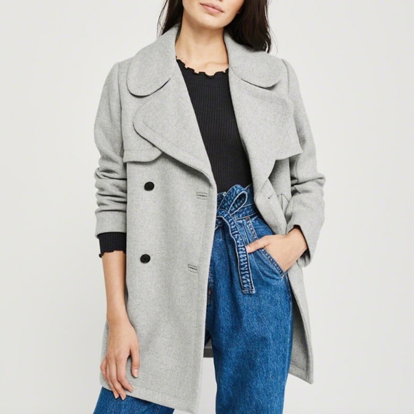 Abercrombie Pea Coat - Picture 3 of 4